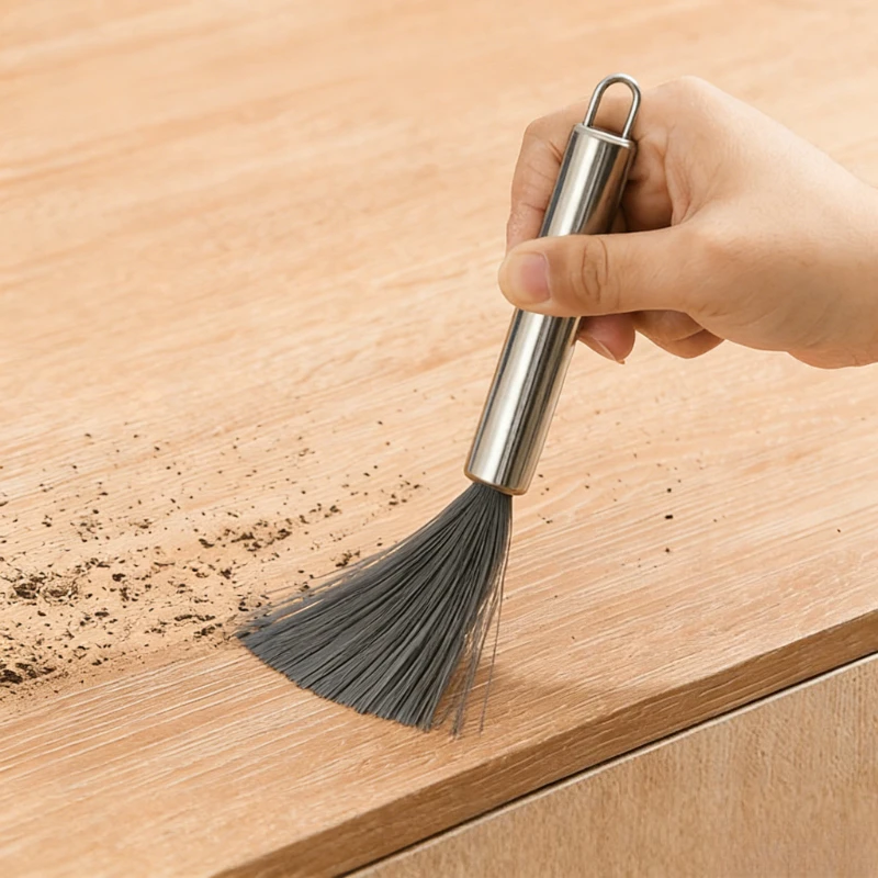 Long Handle Hanging Pot Scrubber, Multi-Purpose Kitchen Cleaning Brush for Sink Cookware Keyboard