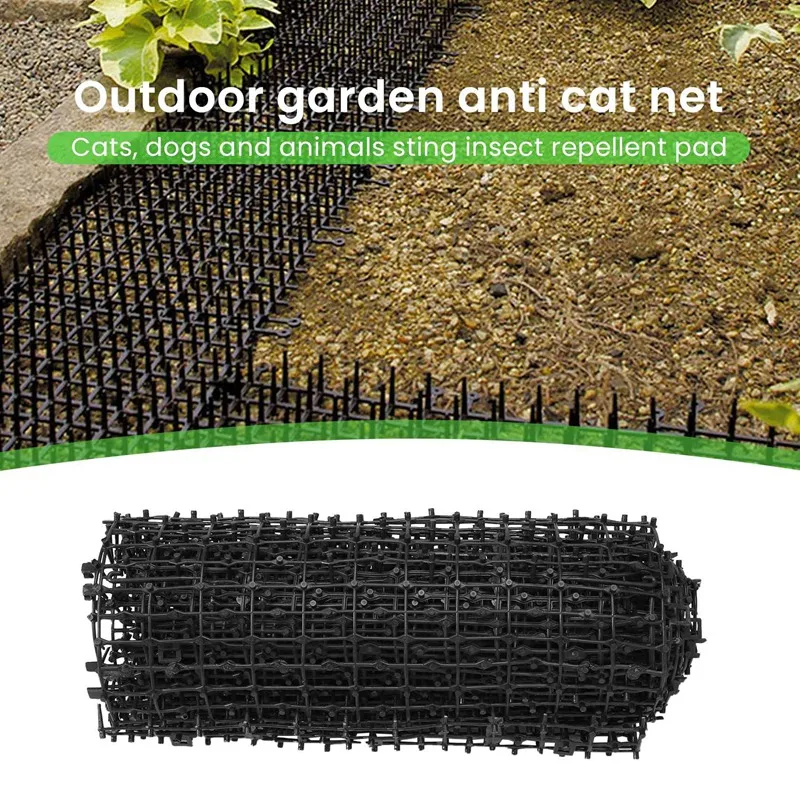 Cat Scat Mat With Spikes, Cat Dog Animal Spikes Repellent Deterrent Mat, Indoor Cat Outdoor Mat For Garden , 2M X 0.3M