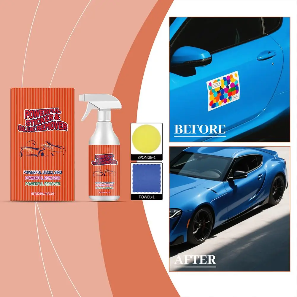 

Автомобильное средство для удаления клея, спреи для удаления наклеек для автомобилей, безопасно удаляет наклейки, этикетки, наклейки, остатки, очиститель ленты, клей-спрей S8O0