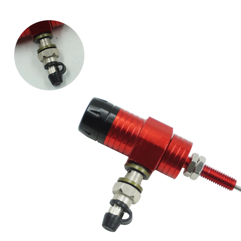 Universal Motorcycle Hydraulic Clutch Master Cylinder Rod Brake Pump M10x1.25mm Aluminum with 14mm Piston