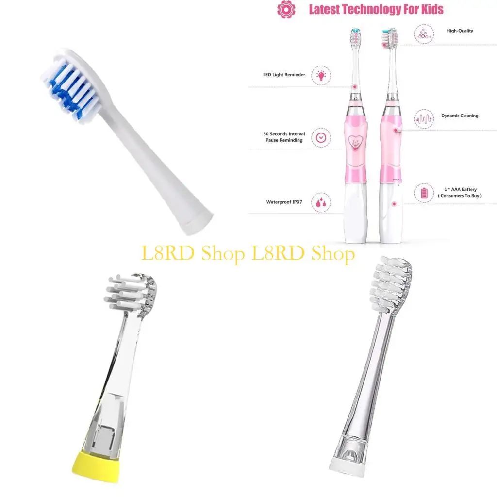 L8RD Replacement Electric Brush Tip Not Allergenic Advanced Oscillating Motion Soft