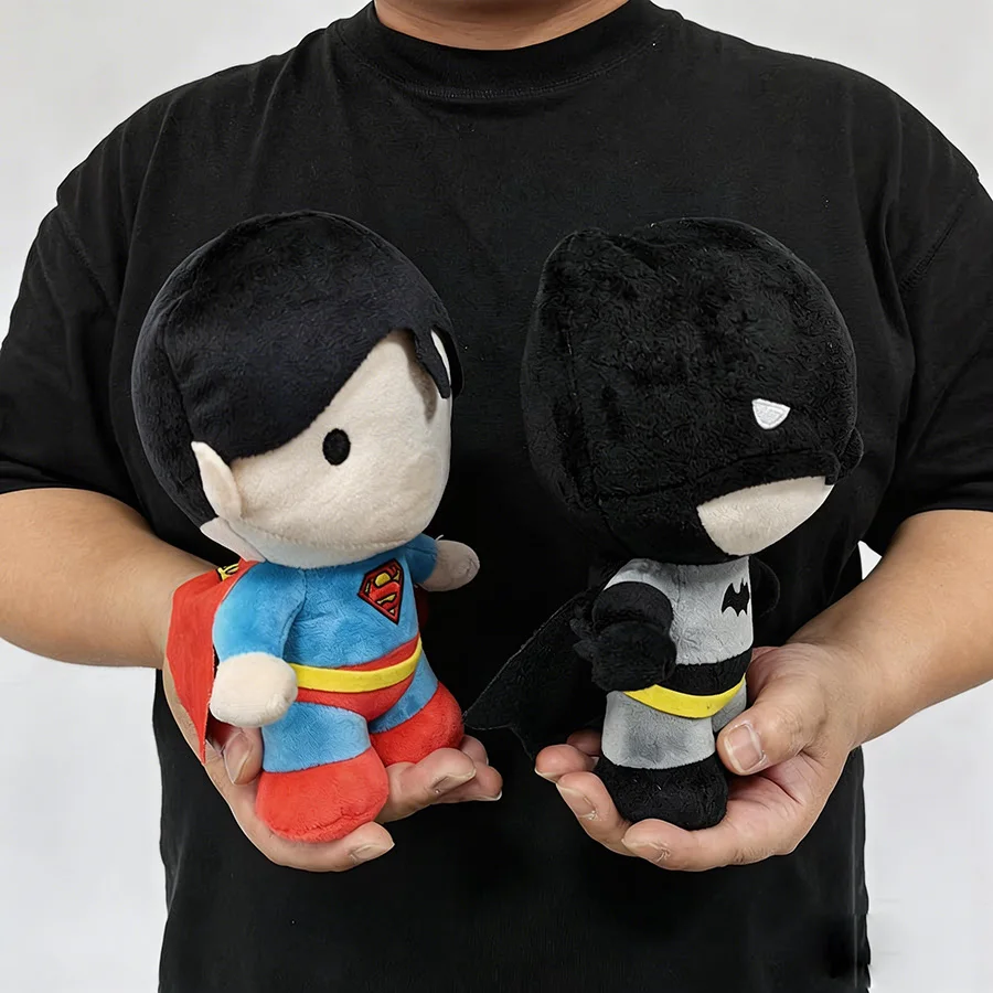 Classic Hero Plush Dolls 20cm Batman Superman DC Comics Justice League Soft Stuffed Toys for Kids Christmas Halloween Gifts