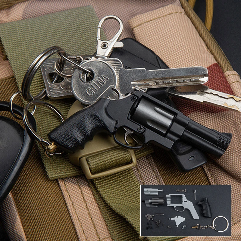 

Креативная мини-модель левого колеса M500, съемная игрушка из сплава, уличный EDC брелок, инструменты