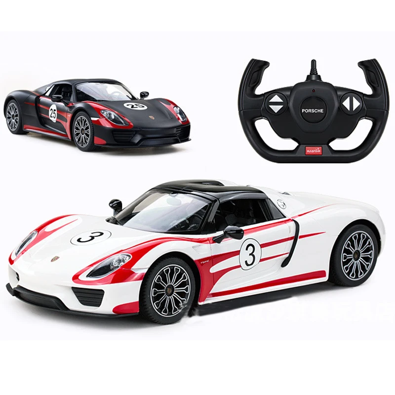 

Rastar PORSCHE 918 RC Car 1:14 Scale Remote Control Car Model Radio Controlled Racing Auto Machine Toy Gift for Kids Adults