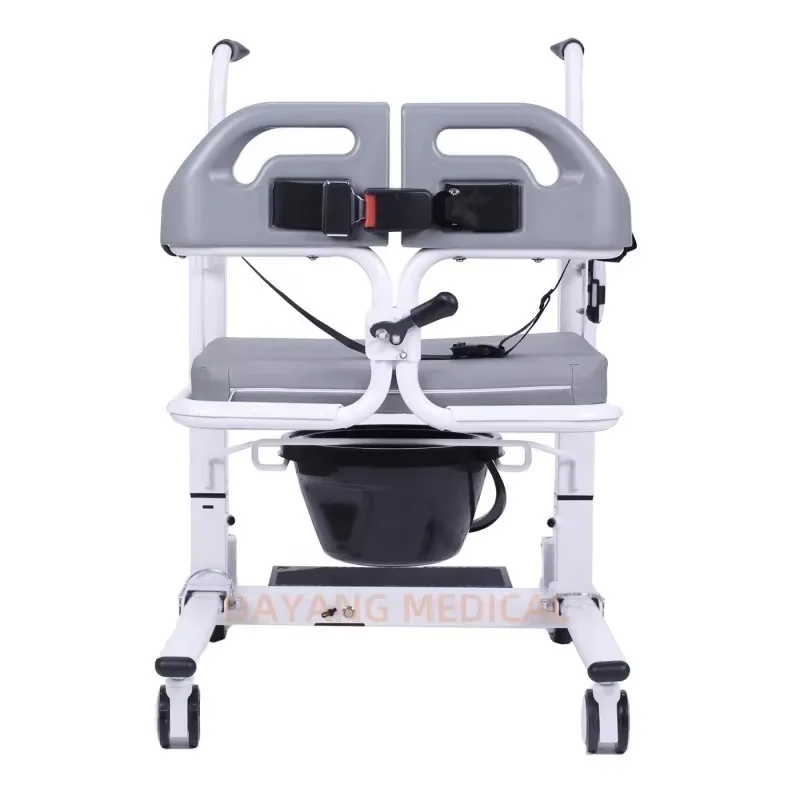 

Disabled Care Foldable Electric Commode Transfer Hoist Machine Patient Lift Chair From Car to Bed for Paralyzed Old
