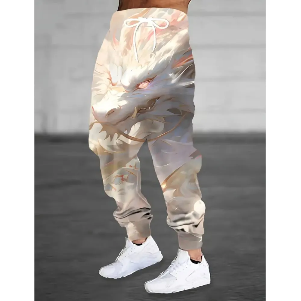 2026 جديد سراويل تقليدية للرجال ثلاثية الأبعاد باتريوت الأمريكي مطبوعة سراويل للجري 100% البوليستر حبل مرن خفيف مع جيب السراويل الرياضية #6