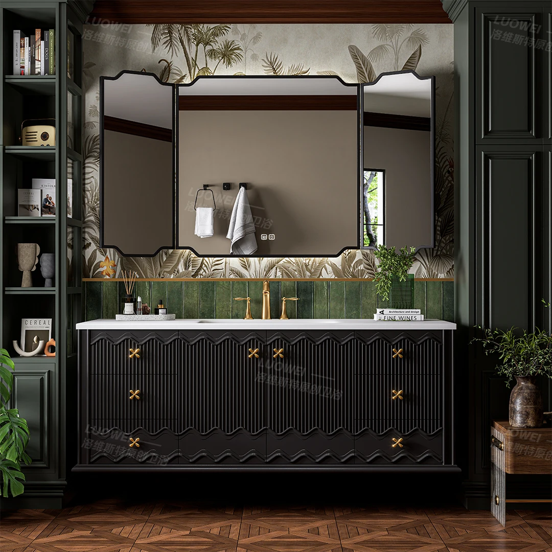 

Display Partitions Cupboard Quality Wooden Mirror Desgin Organizer Cabinet Luxury Makeup Storage Archivadores Trendy Furniture