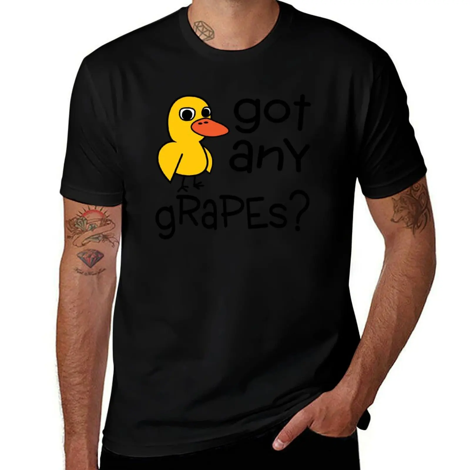 

Got Any Grapes - The Duck Song T-Shirt custom shirt plus sizes funny costumes sports fans tee shirts for men