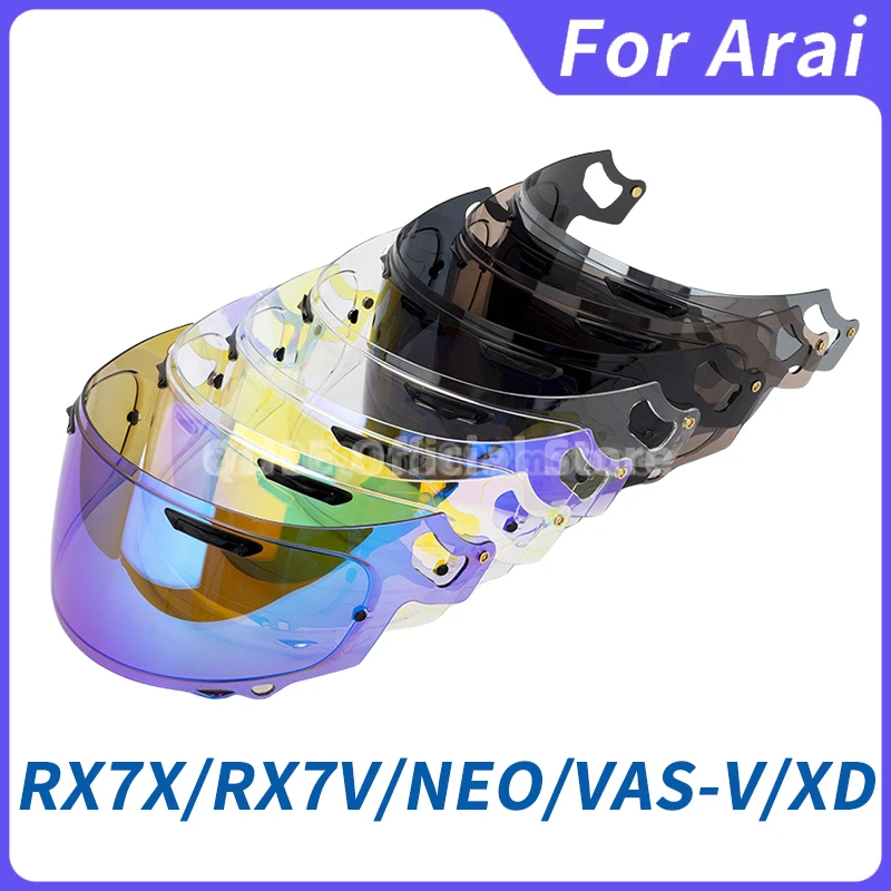 Visor สําหรับ Arai RX-7X RX7X CORSAIR-X RX-7V RX7V NEO XD VAS-V เวกเตอร์-X เวกเตอร์ X Defiant-X Defiant X Quantum-X Quantum X Signet-X