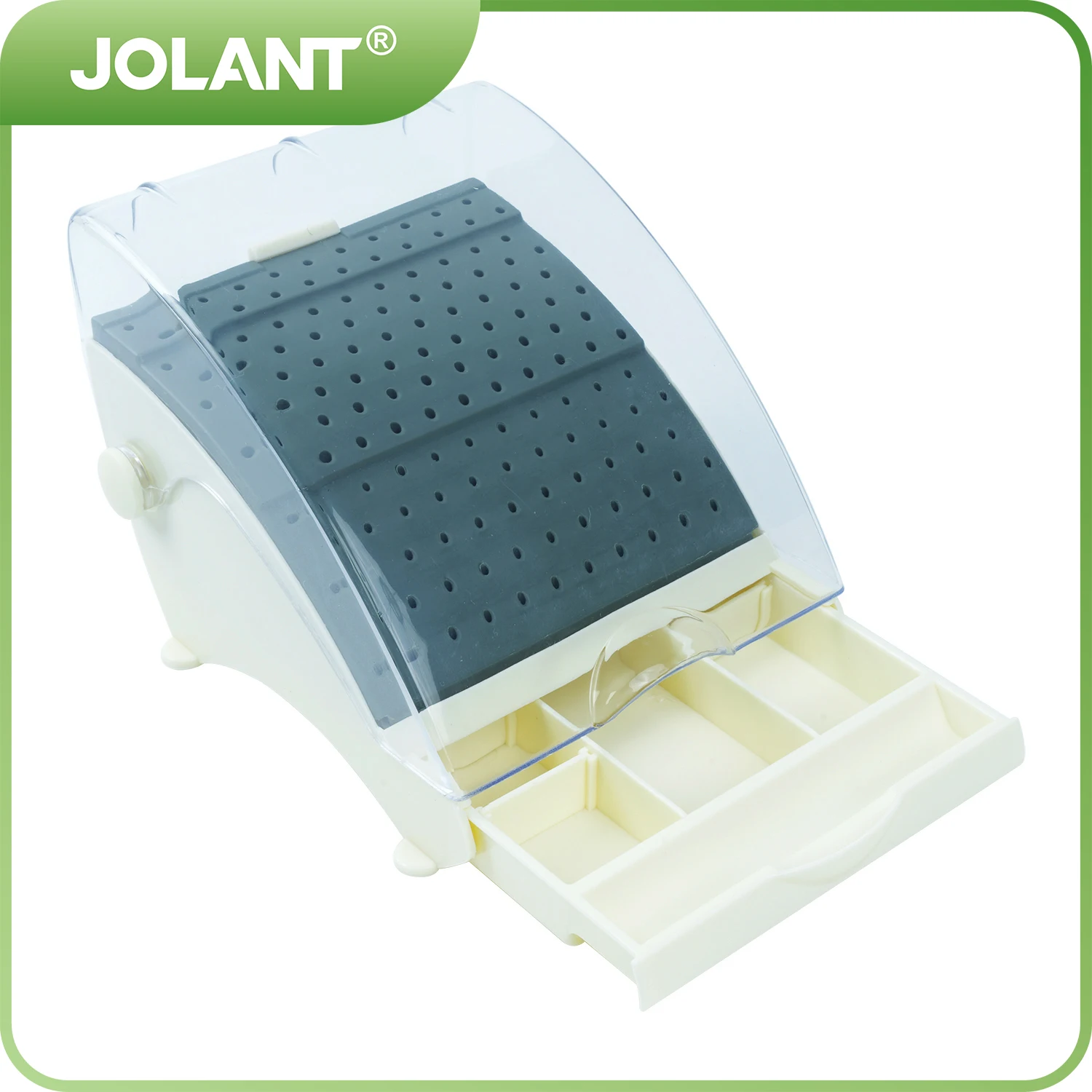 JOLANT 142 Holes Dental Plastic Bur Box Odontologia Bur Block Holder Disinfection Box Autoclave Sterilizer Case Organizer