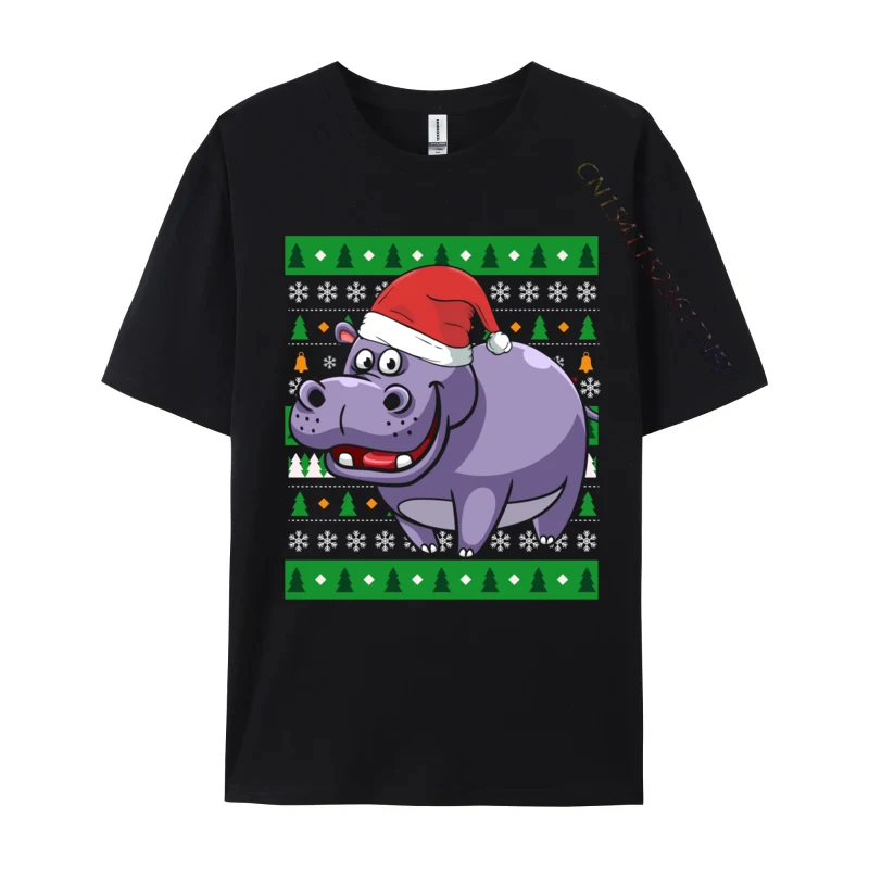 

Egypt Animal Hippo Ugly Christmas T Shirt Funny Comics T Shirt Graphic T-Shirts For Men Plus Size Tops