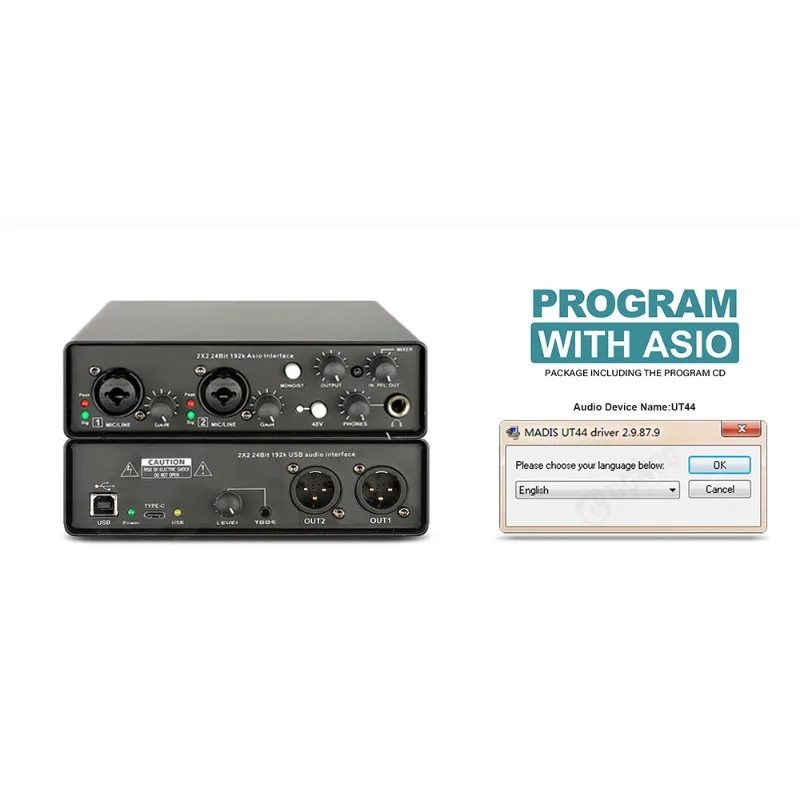 Power Studio Streaming Podcasts with USB Audio Interface ASIO Driver
