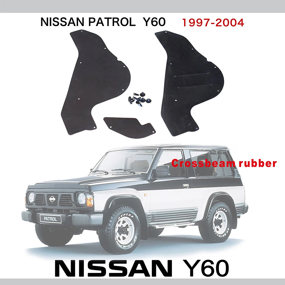 

Suitable for Nissan patrol Y60 fender lining modified girder lining shock-absorbing pad lining fender accessories