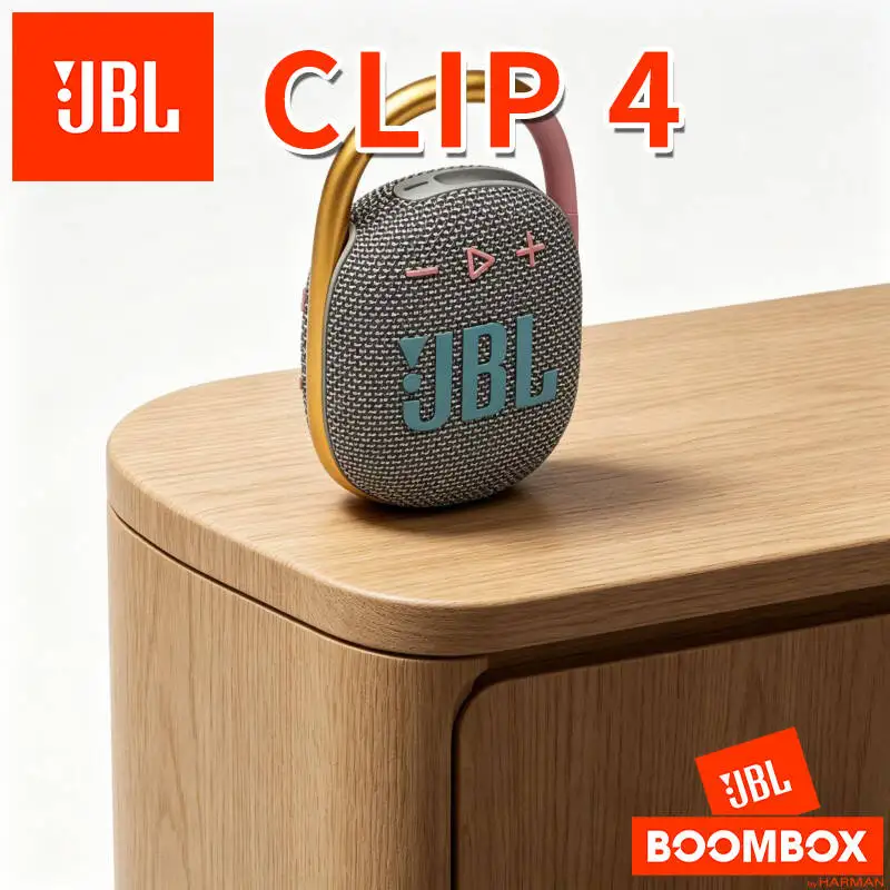 

Brand New Original JBL Clip 4 Portable Wireless Bluetooth Speaker Sweatproof Water Resistant For Running Fitness Sports Use