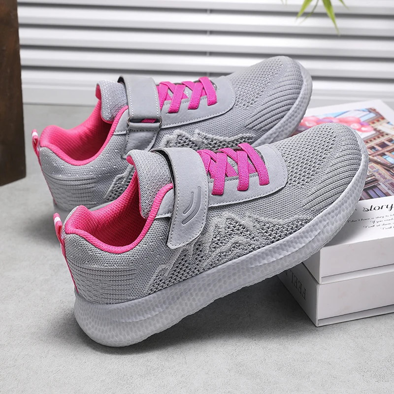 

Women's Adjustable Walking Sneakers Casual Sport Shoes for Ladies Elderly and Middle-aged Soft Comfort Non-slip