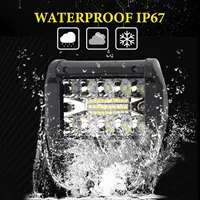 1PCS 12v Offroad Spot Flood Combo Work Light LED Light Bar Superbright 6000K for Car SUV 4x4 Boat ATV Barra LED Headlights 2