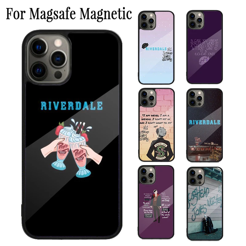 RIVERDALE JUGHEAD JONES WUZ HERE Magnetic Phone Case For iPhone 16 15 14 Plus 13 12 Mini 11 Pro Max Magsafe Wireless Cover