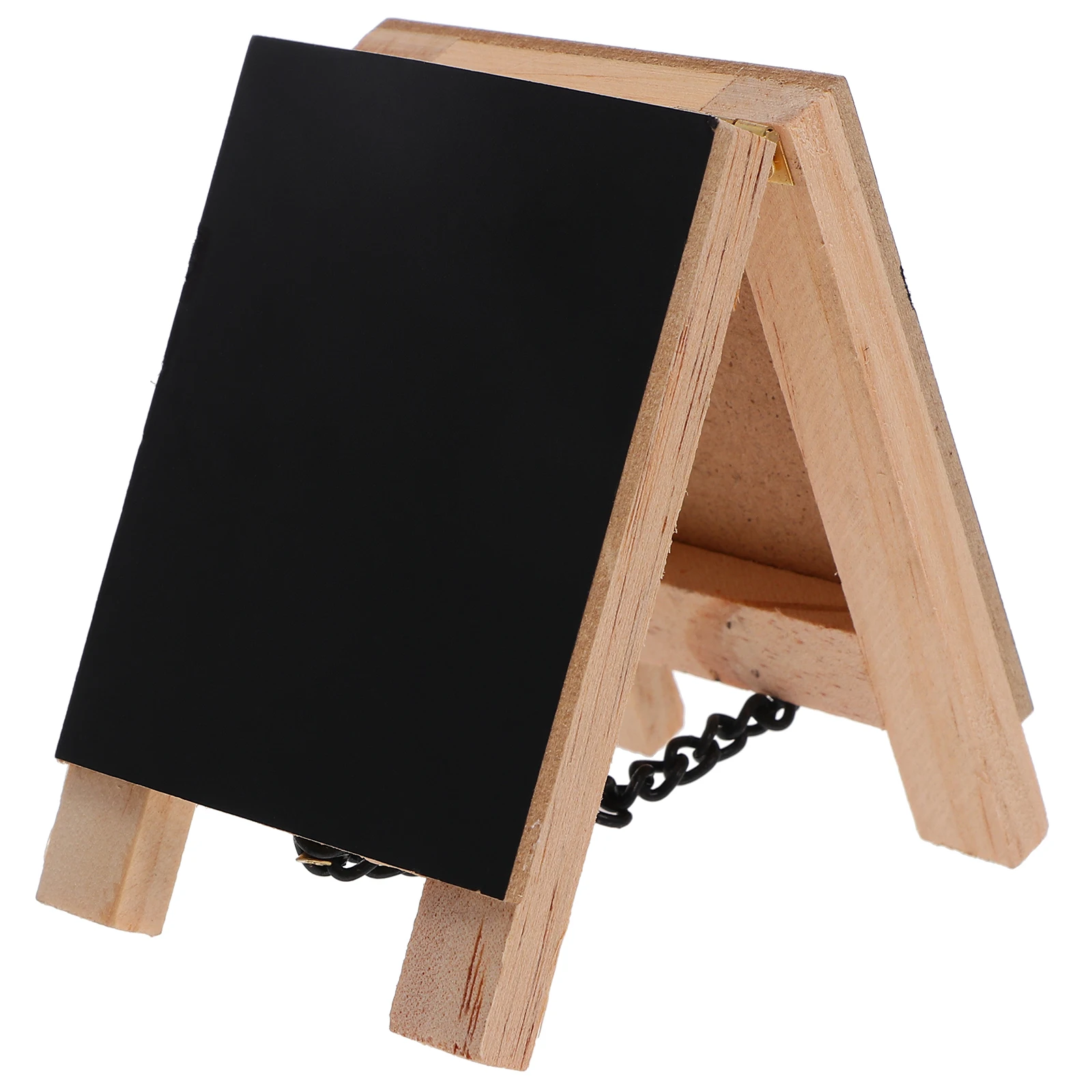 

Mini Double Sides Wood Chalkboards Blackboard for Party Wedding Home Decor Signs Reusable Standing Easel Table Top