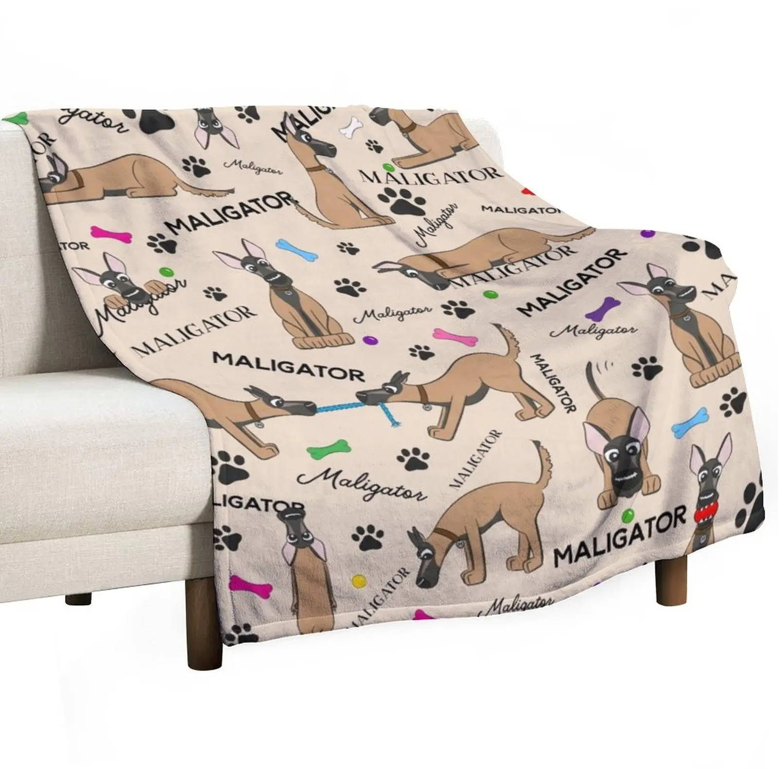 Maligators Everywhere! Throw Blanket for sofa Luxury Throw Flannel Blankets