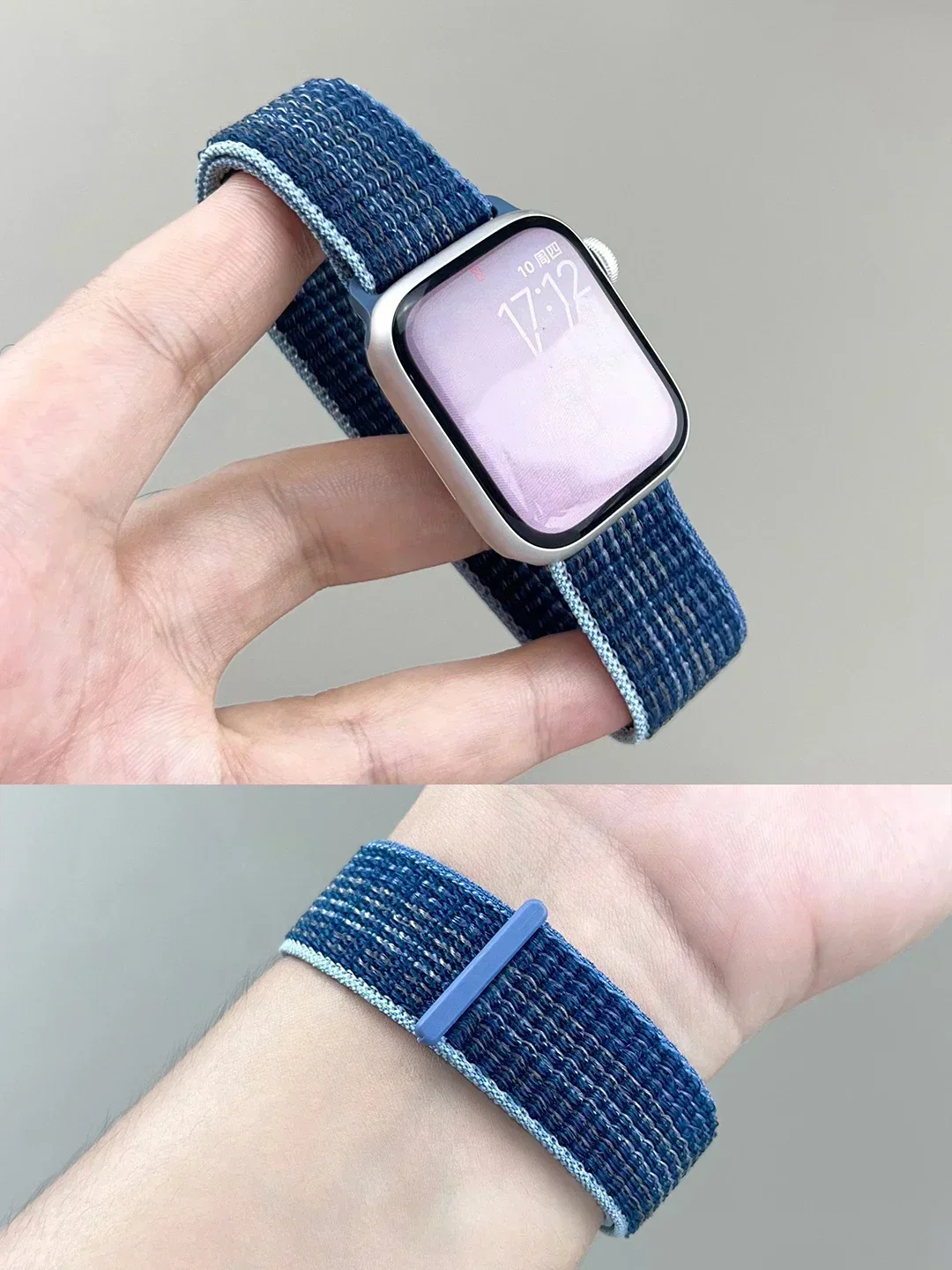 Nylon-Schlaufenarmband für Apple Watch 12 Armbänder 42mm 46mm 41mm 45mm 40mm 44mm 49mm Armband Correa iWatch Series 11 10 SE3 9 8 7 Ultra – Detail 20