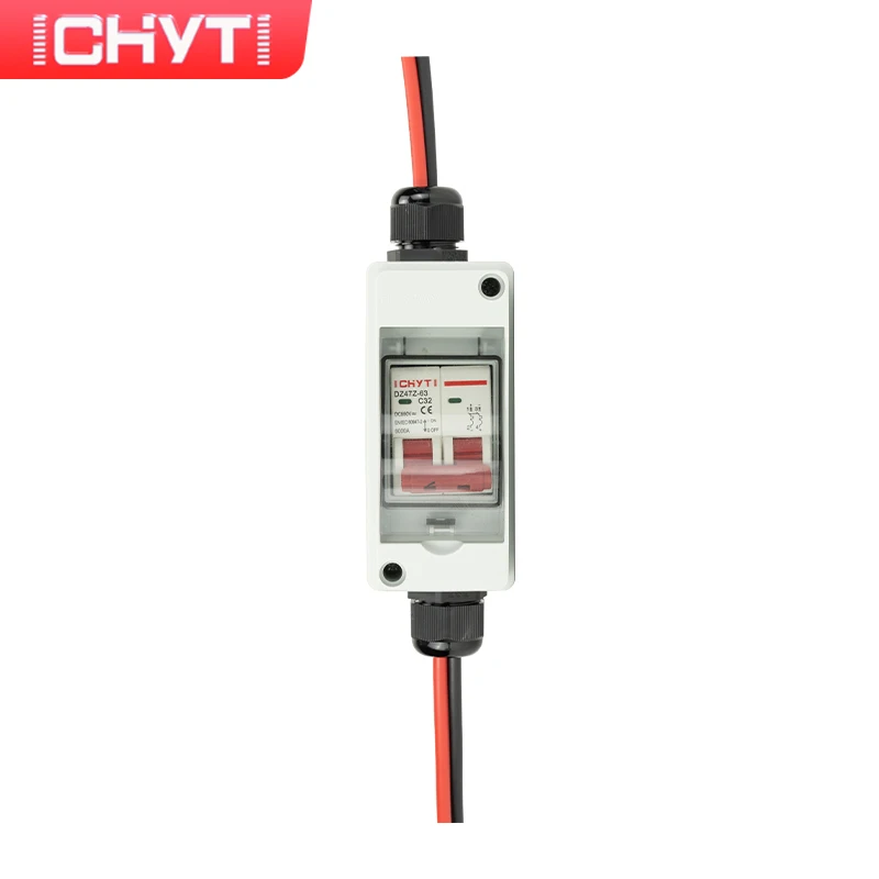 10 قطعة CE صندوق مقاوم للماء IP65 المواد البلاستيكية قطاع دارة في الهواء الطلق 2 طريقة صندوق توزيع MCB