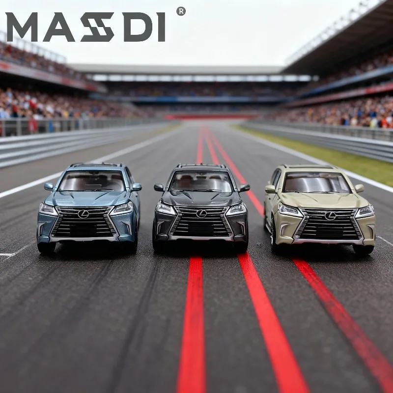 MASSDI Legierung 1:64 LEXUS Automodell Passt in die Hand, Sanft Rollend, Outdoor-Spielzeug für Kinder, Weihnachts- & Black Friday Geschenk