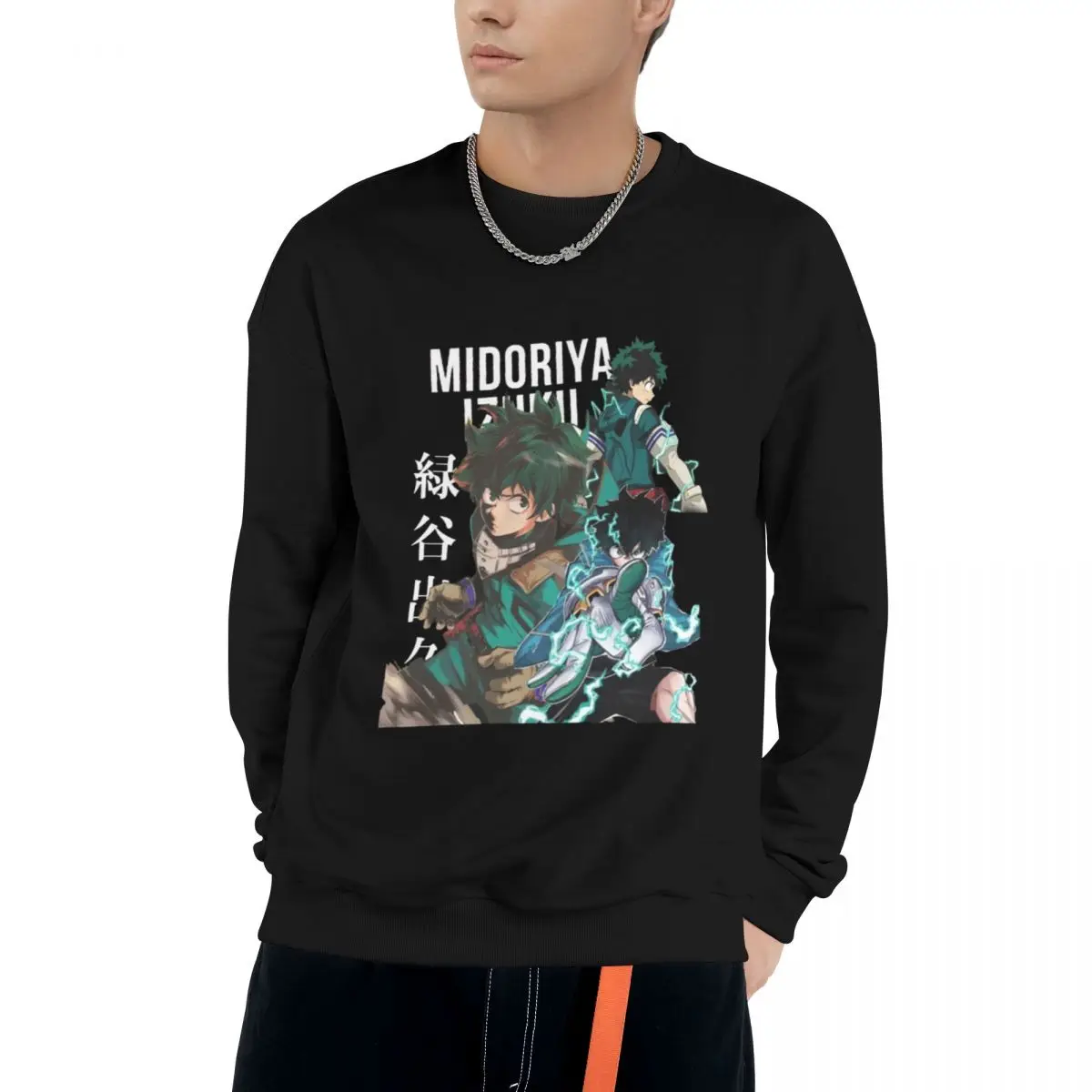 Izuku Midoriya Hoodie Men Fashion Long Sleeve Sweatshirts Autumn Winter Men Women Casual Sweatshirt Hoodie