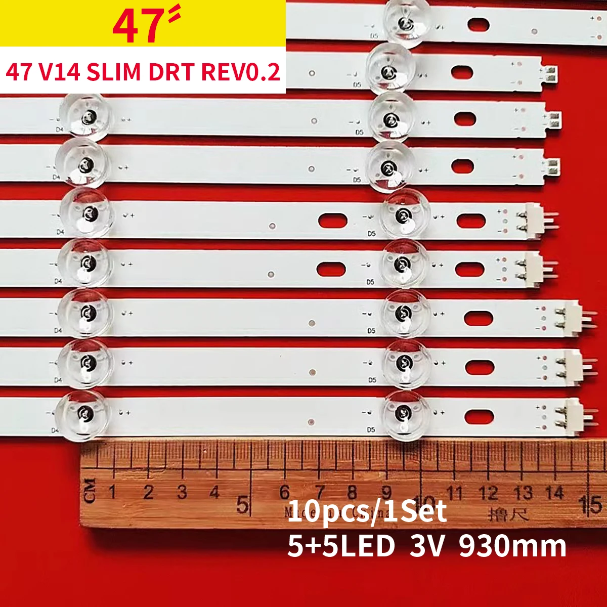 

LED Backlight for TX-47AS650E TX-47ASM651 TX-47AS750E TX-47ASR750 TX-47AS650B TX-47AS740B TX-47AS740E 47" V14 slim DRT Rev0.2