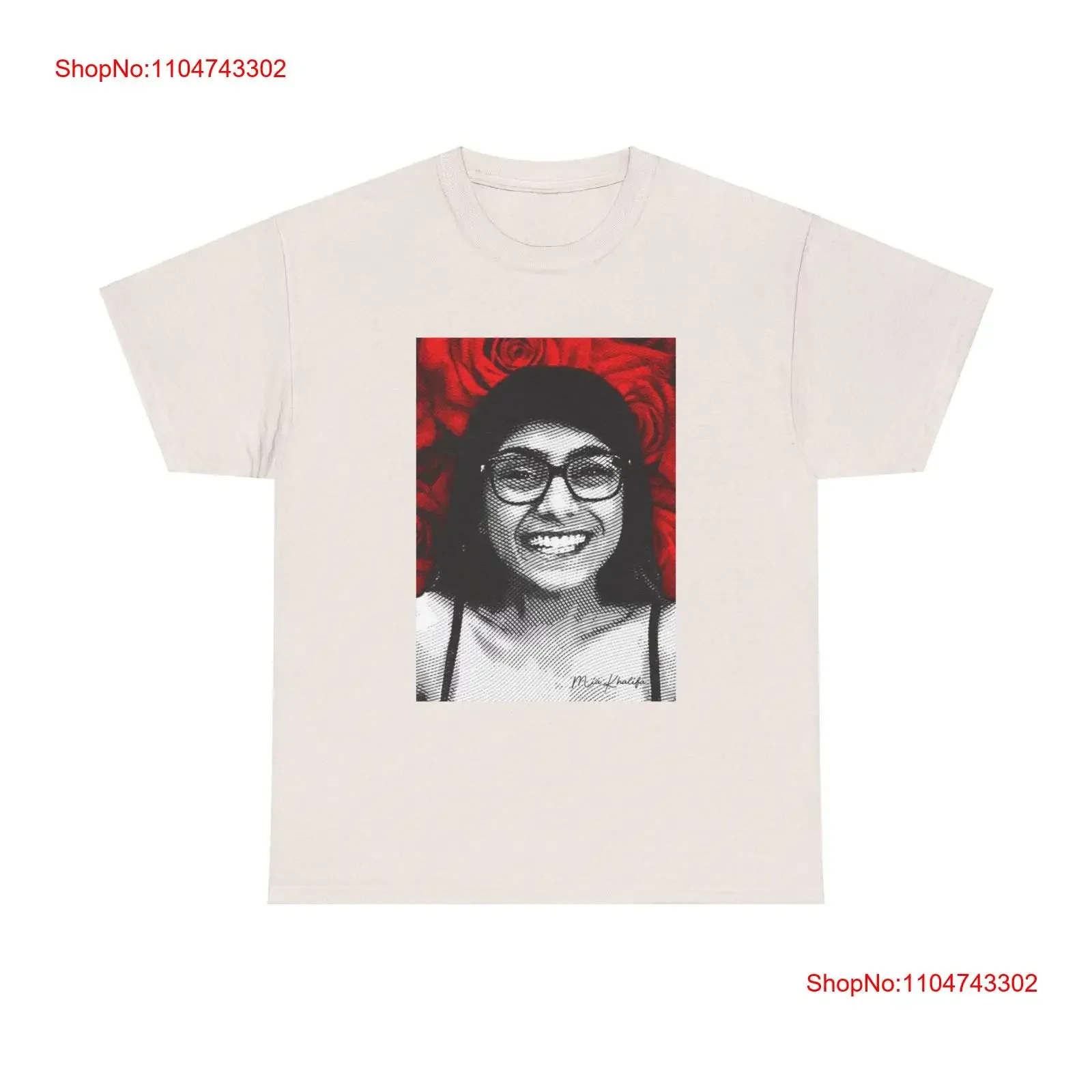 ميا خليفة تي شيرت مضحك الورود Onlyfans نكتة القطن الثقيل خمر غسلها امتدت للجنسين أنيق الرسم أوم لينة تنوعا #1