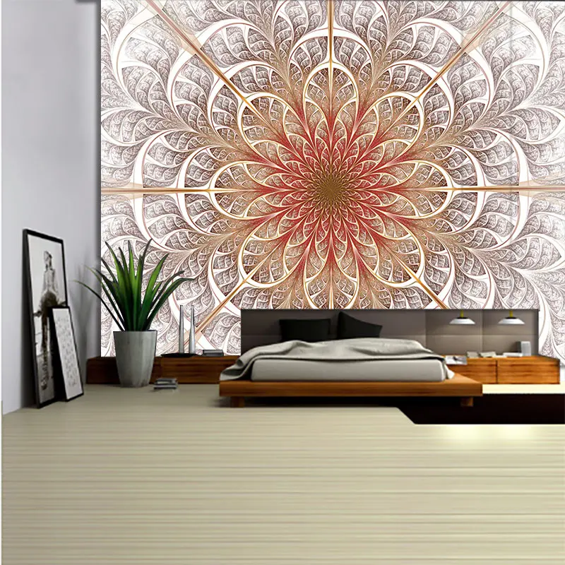 Home decoration Wall tapestry aesthetic room boho Macrame accessories wall hanging fabric autumn decor vintage Bedroom mandala