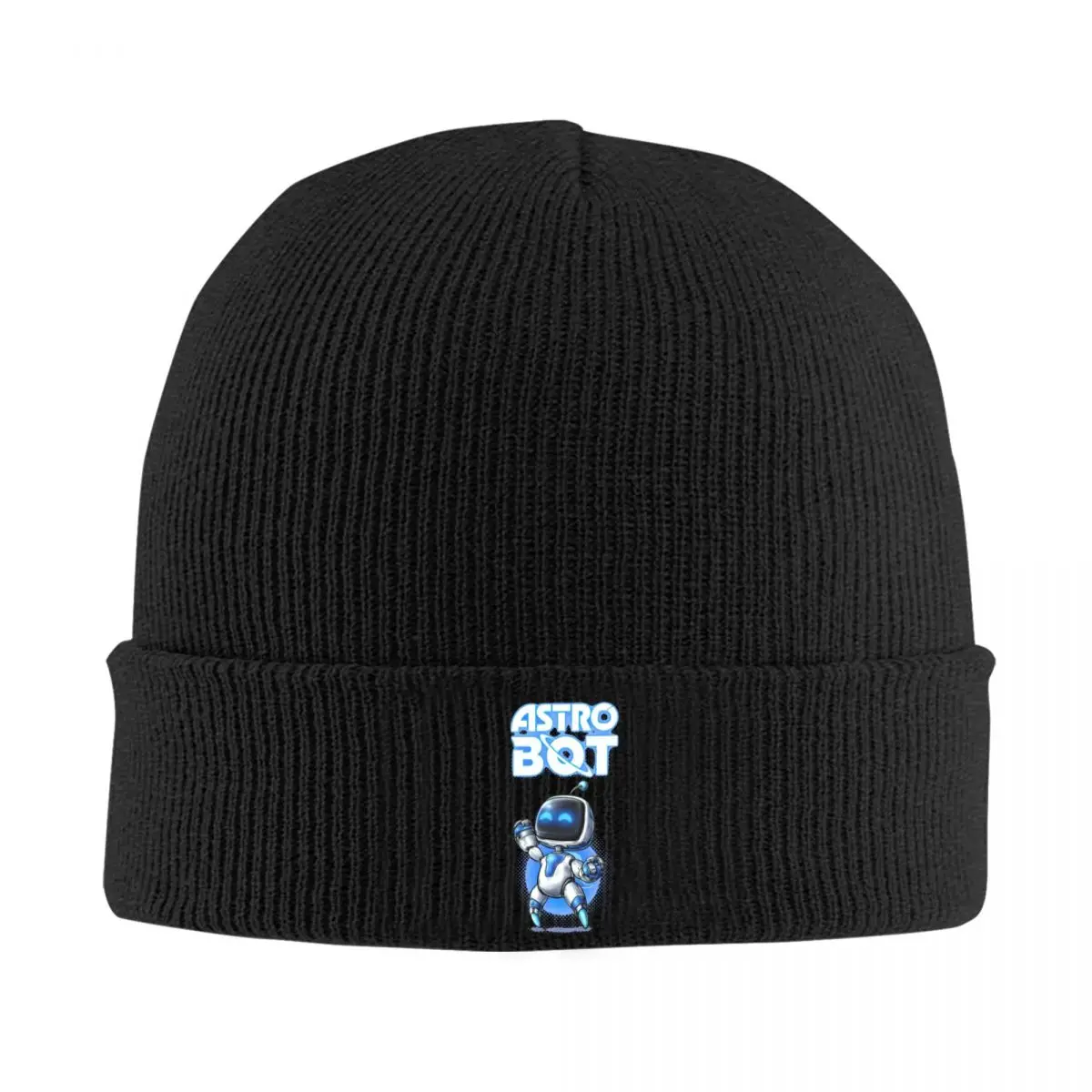 Astro Bot Rescue Mission Beanie Hats Game Y2K Cool Caps Men Women Kpop Knitting Hat Autumn Graphic Thermal Elastic Beanie Hat