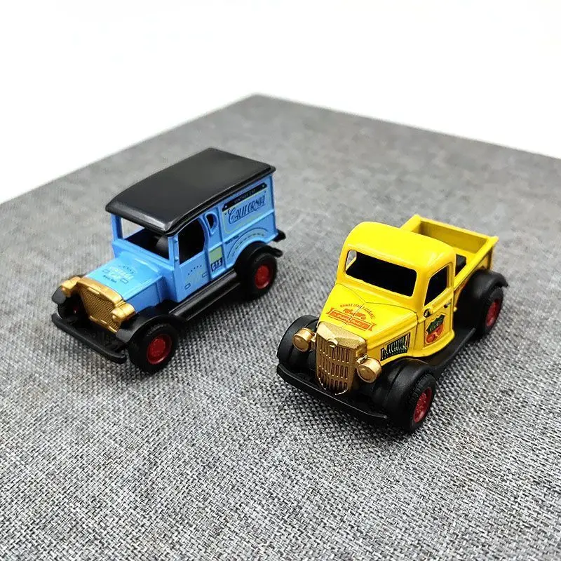 4Pcs Legierung Vintage Mini Auto Set Zurückziehen Fahrzeug Modell Sammlung Kinder Spielzeug Metall Klassische Auto Dekoration Spielzeug Für Kinder geschenk