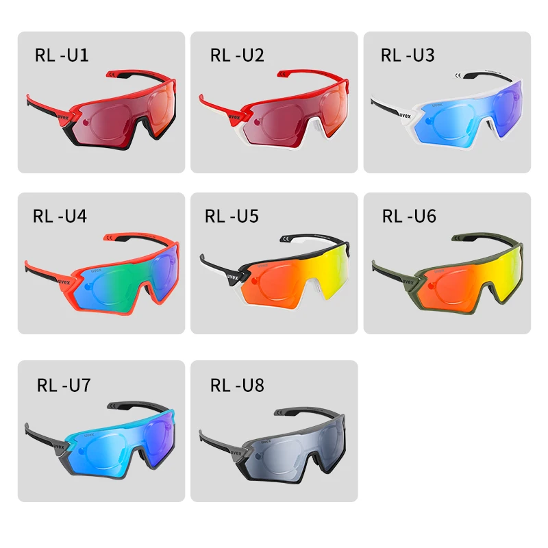 Polarized Cycling Sunglasses Men Women Brand UVEX Sports UV400 Outdoor Goggles TR90 Bicycle Glasses