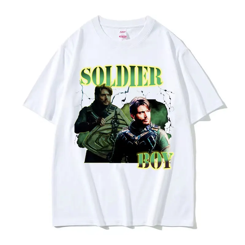 Limited The Soldier Boy Jensen Ackles Graphic T Shirt Men Fashion Trending Oversized Tee Shirt Unisex O-Neck Cotton T-shirt Tops