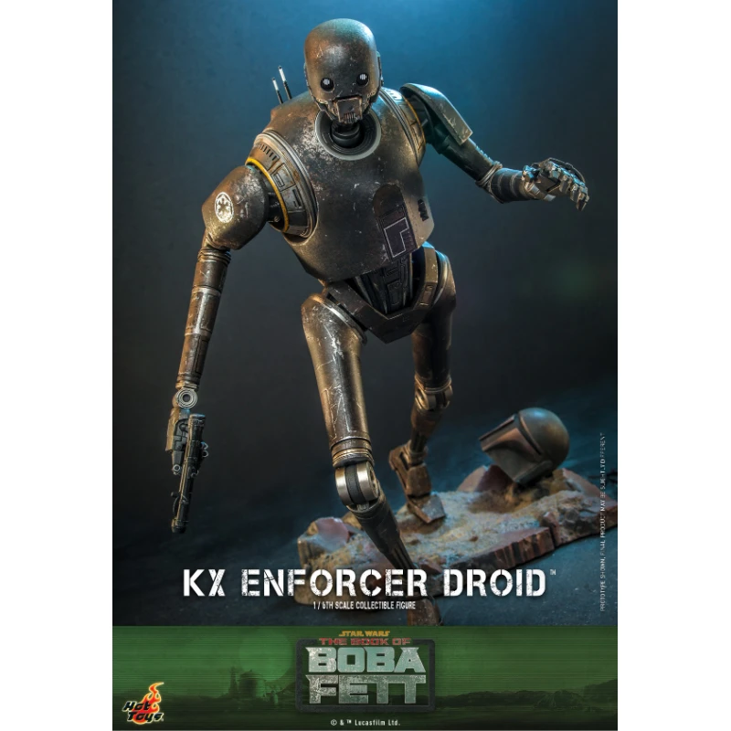 재고 있음 오리지널 HotToys TMS072 스타 워즈 KX Enforcer Droid 1/6 군인 애니메이션 액션 피규어 장난감 선물 모델 컬렉션 취미