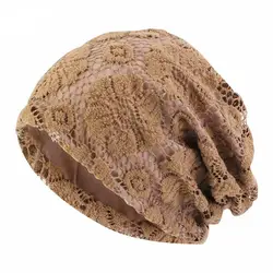 Lightweight and Breathable Double-layer Spring and Autumn Bonnet Muslim wrap Head Cap