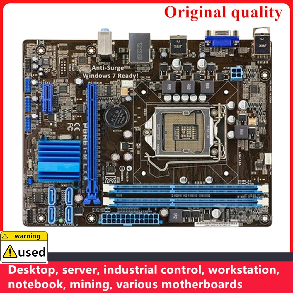 

Используется для материнских плат P8H61-M LX3 LGA 1155 DDR3 16 ГБ PCI-E2.0 для десктопной платы Intel H61 SATA II USB2.0