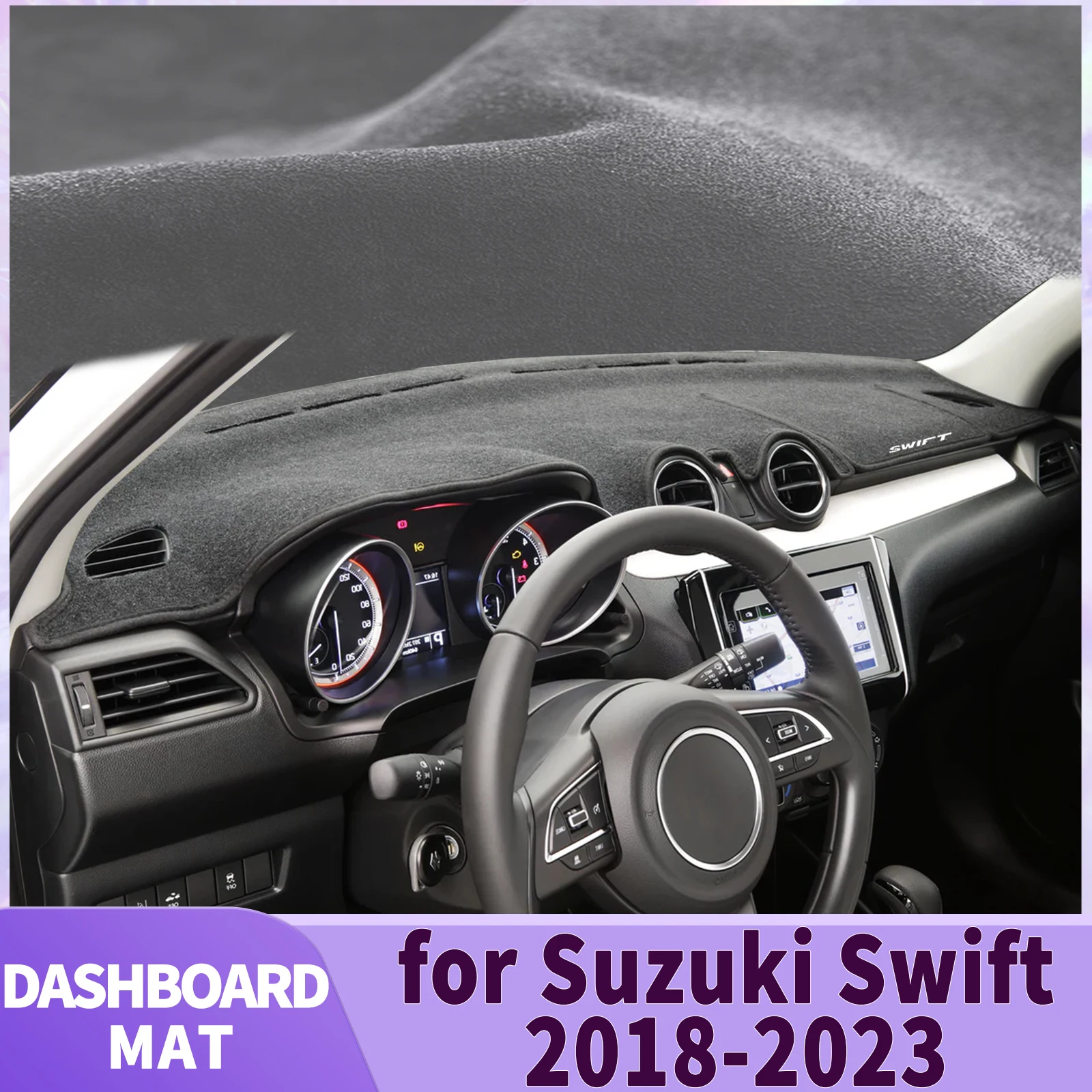 

fit for Suzuki Swift 2018 2019 2020 2021-2023 DashMat Sunshade Dashmat Dashboard Cover Pad Protective Carpet Car Accessories