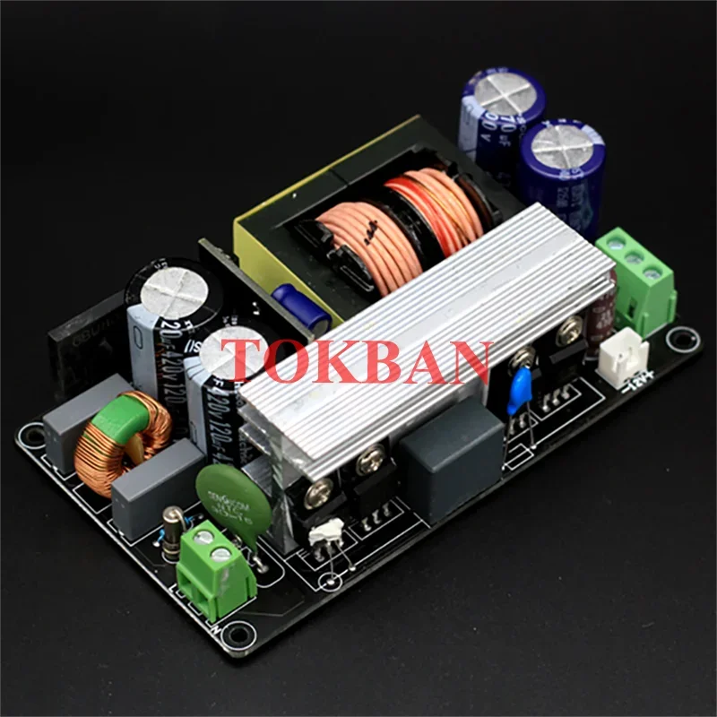 BAHOD 600w LLC เครื่องขยายเสียง Switching Power Supply Board เดี่ยวเอาต์พุตคู่บวกและลบ +-24-80V Diy เครื่องขยายเสียง