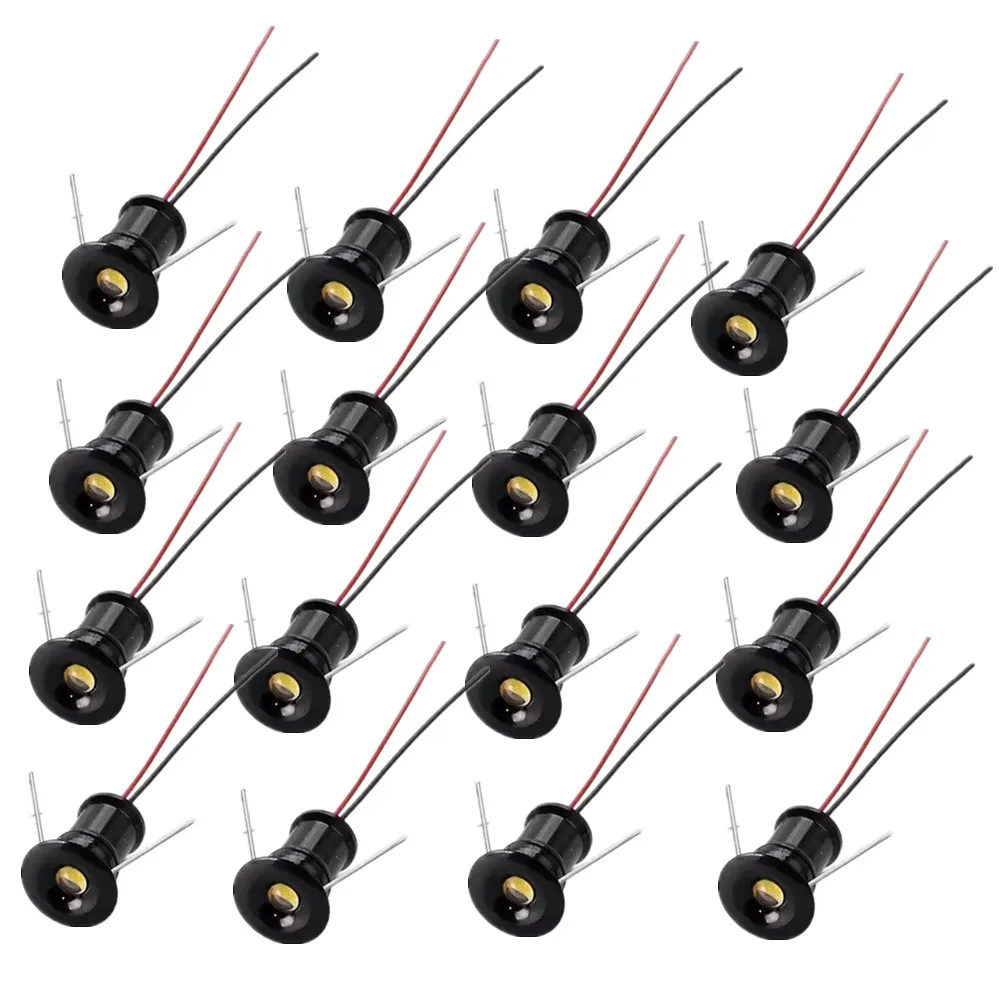 1-20 Pcs LED DC12V Recessed Ceiling Downlight 1W Spotlight Showcase Bedroom Cupboard Showcase Party KTV DIY Scene lights , etc