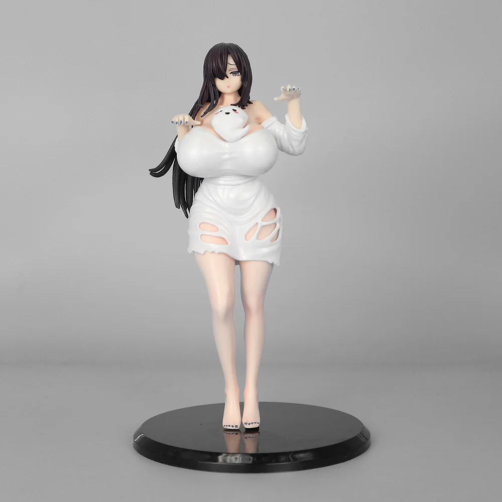 Anime Ghost Atlas Miss Ghost D Cup 19.5cm PVC Action Figure Sexy Girl Peripherals Adult Collectible Car Home Ornament Model Gift