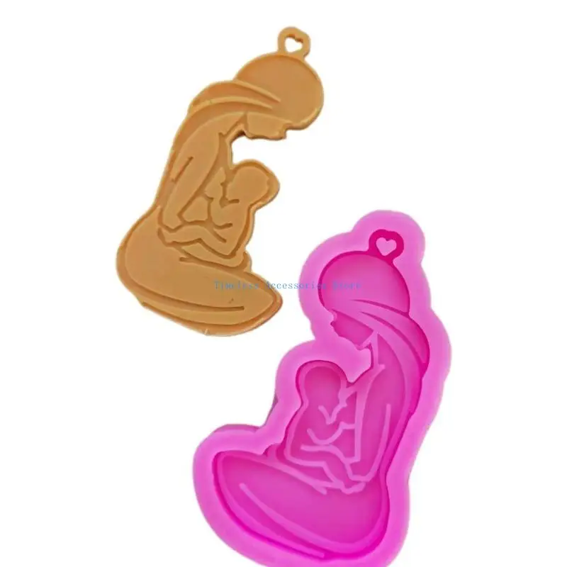 97QE Handicrafts Necklace Earrings Casting Mold DIY Crafts UV Epoxy Silicone Mould