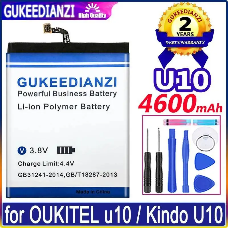 

Safe For Oukitel U10 Kindo 4600Mah Mobile Phone Battery