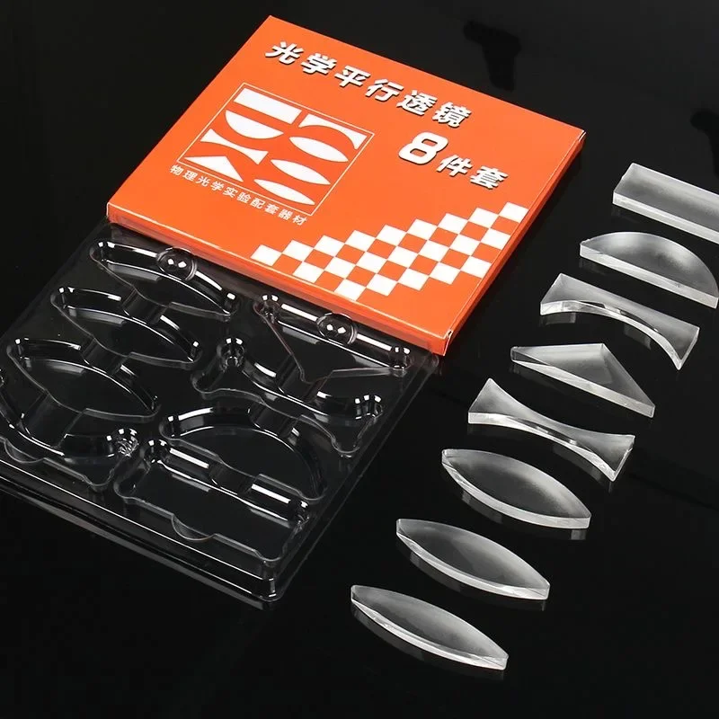 

Optical Experiment kit Triangular Prism Convex Lens Concave Mirror Dial Three Line Semiconductor Laser Light Source
