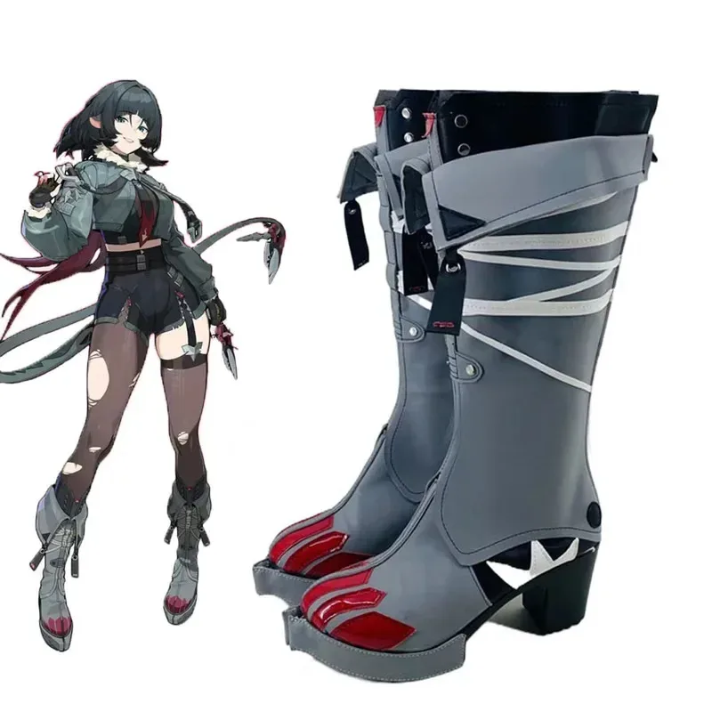 

NewGame Zenless Zone Zero Jane Doe Cosplay Shoes Boots Customized Men Women Halloween Party Carnival Role Play Outfit Props2025