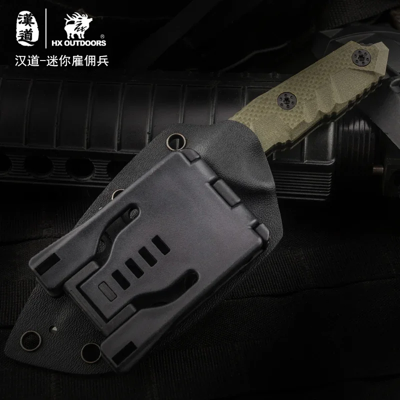HX FREIEN Mini mercenaries jagd überleben taktik gerade messer messer überleben messer geschenk hohe sharp messer