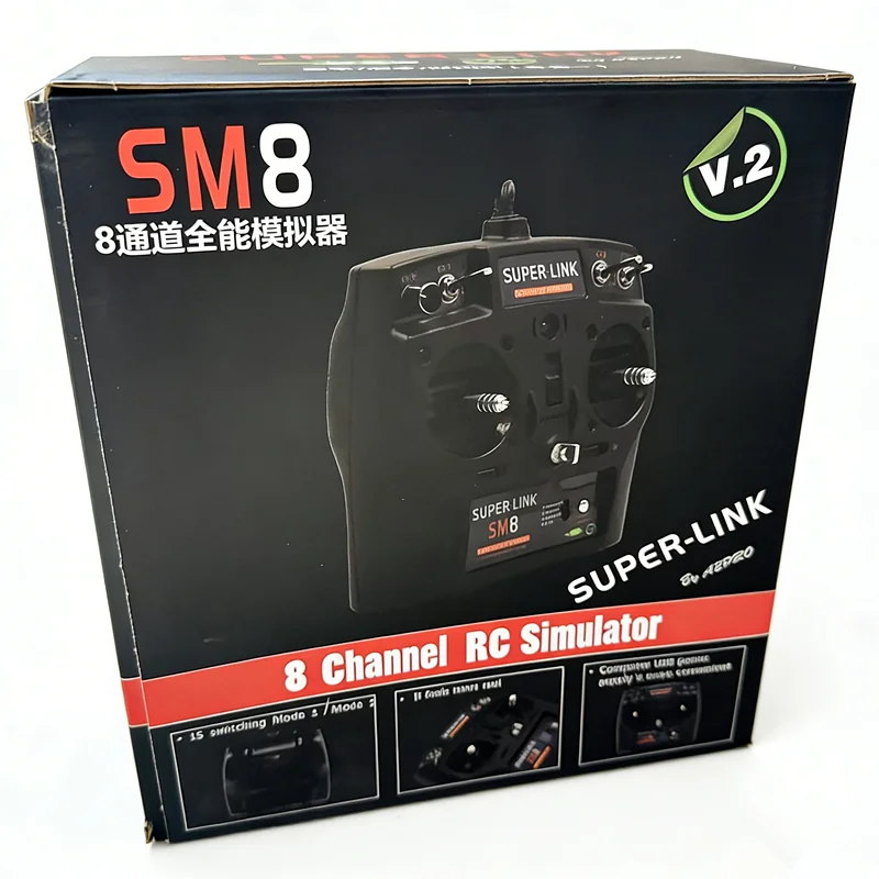 

Симулятор полетов SM8/KC8 RC, 8 каналов, G7.5/Phoenix 5/Online, режимы Left/Right/Dual Return, для обучения пилотированию дронов