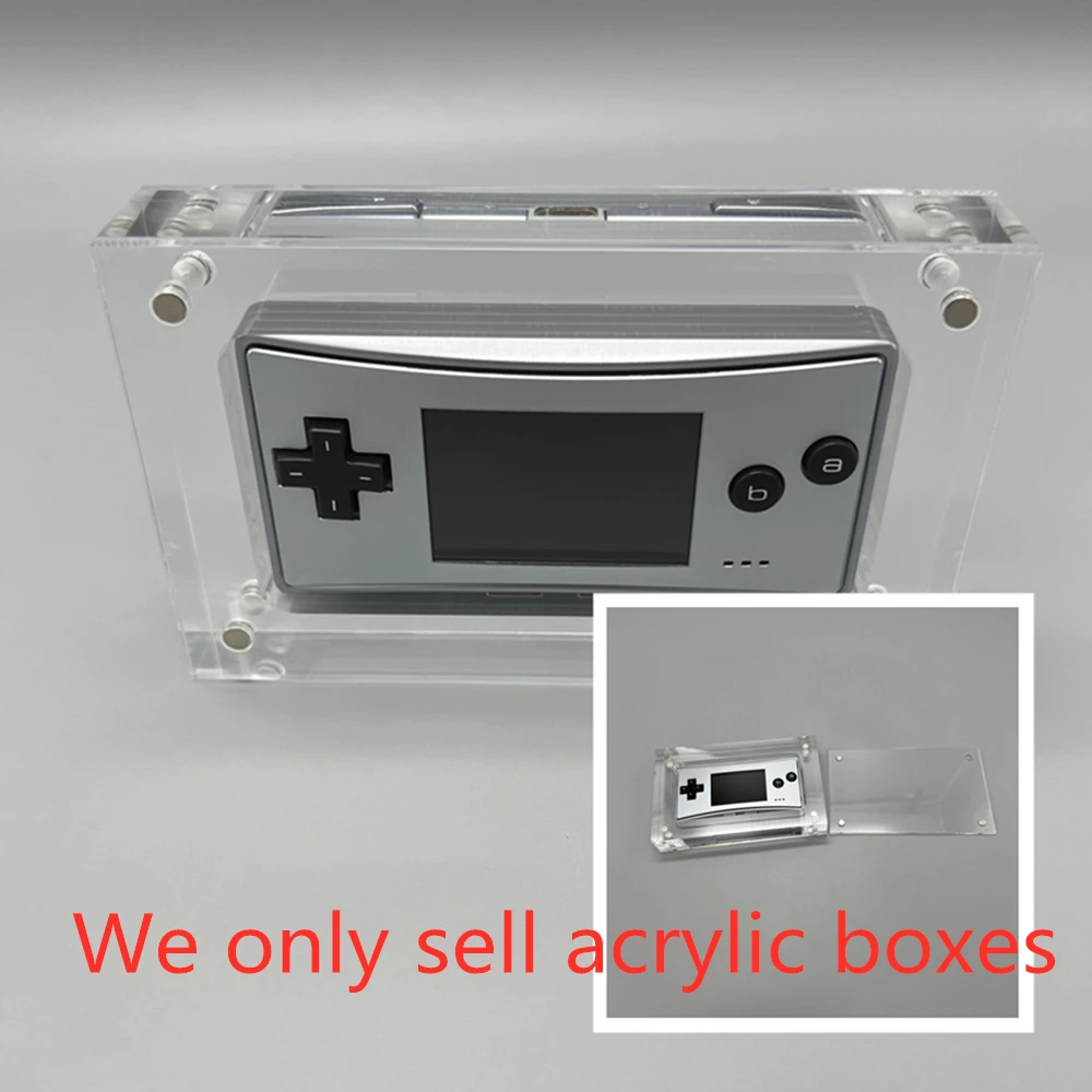 Acrylic Box Protector For Game Boy MICRO Console Transparent Collect Boxes For Nintendo GBM Shell Clear Display Case