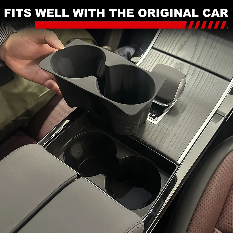 

For 2024-2026 Land Rover Range Rover Evoque VELAR Car Center Console Water Cup Holder Storage Box Interior Car tool Accessories