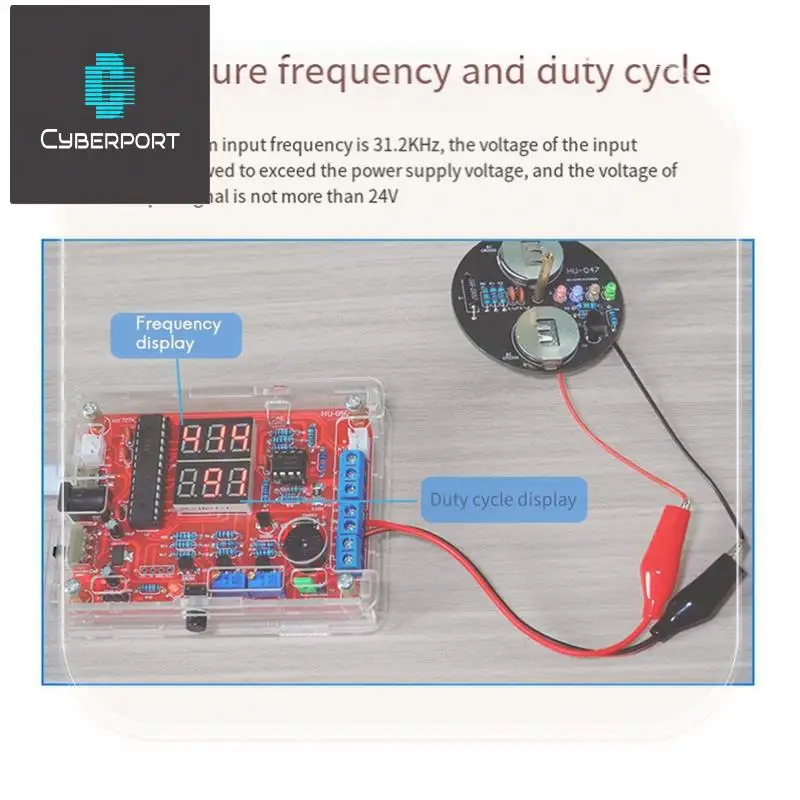 Signal Generator Multifunctional Instrument Making DIY Electronic Kit Current Temperature Detection Soldering Exercise Durable